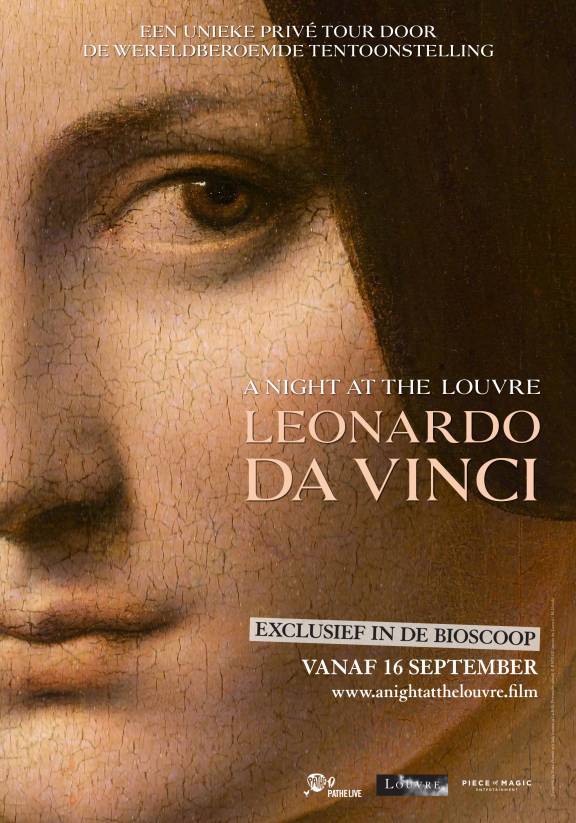 A Night at the Louvre, Leonardo Da Vinci poster