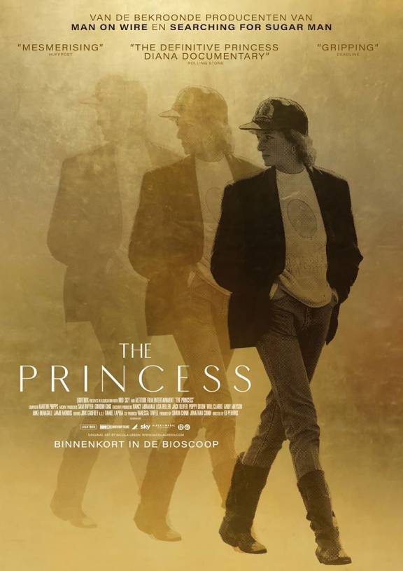 Filmposter van The Princess over prinses Diana